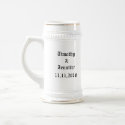 Personalized best man 2010 Wedding Stein mug