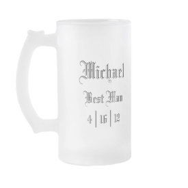Personalized Best Man Mug mug