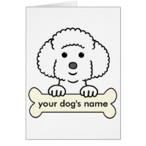 Personalized Bichon Frise Greeting Cards