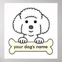 Personalized Bichon Frise Poster