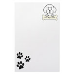 Personalized Bichon Frise Stationery