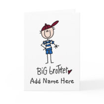 Personalized Big Brother Tshirts and Gifts cards