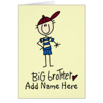 Personalized Big Brother Tshirts and Gifts Card