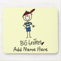 Personalized Big Brother Tshirts and Gifts Mouse Pad