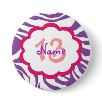 Personalized Birthday Button