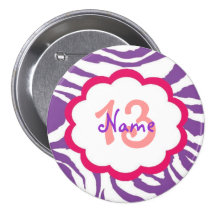 Personalized Birthday Button