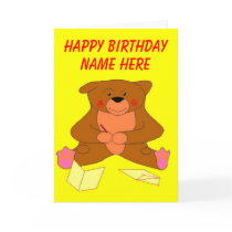 Personalized Birthday Card