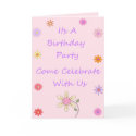 Personalized Birthday Invite cards