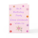 Personalized Birthday Invite cards