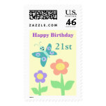 Personalized Birthday Postage Stamp