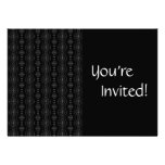 Personalized Black and White 40th Birthday Party Personalized Invitation