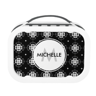 Personalized Black and White Vintage Pattern