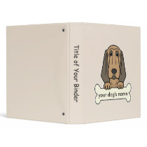 Personalized Bloodhound Binder