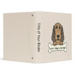 Personalized Bloodhound Binder