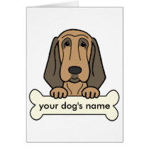 Personalized Bloodhound Cards