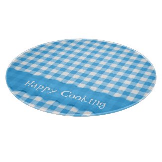 Personalized Blue Checks Gingham Pattern