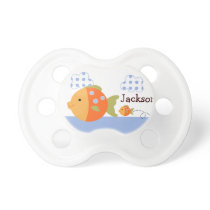 Personalized "Blue Lagoon Fish" Pacifier