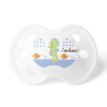 Personalized "Blue Lagoon Seahorse" Pacifier