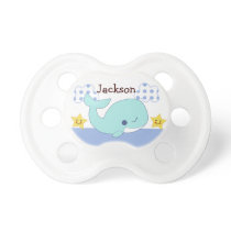 Personalized "Blue Lagoon Whale" Pacifier