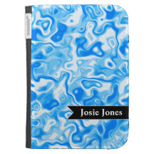 Personalized Blue Water texture Cases For Kindle