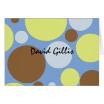 Personalized - Blue with Dots