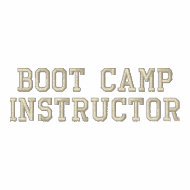 Personalized Boot Camp Instructor Jacket embroideredshirt