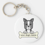 Personalized Boston Terrier Keychains