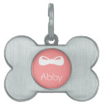 Personalized Bow Pet Tag