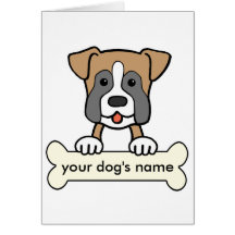 Personalized Boxer Card