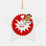 Personalized Boxer Keepsake Ornament