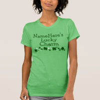 Personalized Boyfriend Lucky Charm St. Patrick's Tshirt