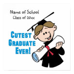 Personalized Boys Graduation Poster