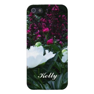 Personalized Brghti Pink Wildflowers Case iPhone 5 Cover