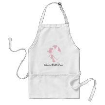 Personalized Bridal Shower Apron-Autographable!