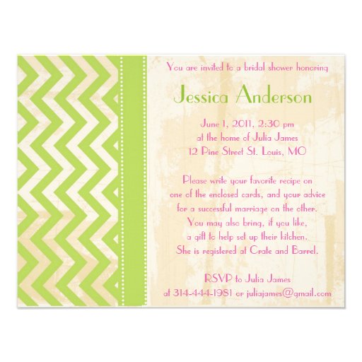 Personalized Bridal Shower Invitations