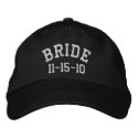 Personalized Bride Embroidered Hat embroideredhat