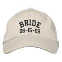Personalized Bride Embroidered Hat embroideredhat