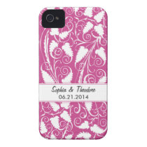 Personalized Bride & Groom Wine Vine iPhone 4 Case casemate cases