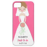 Personalized Bride iPhone 5 Case-Mate Barely There
