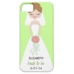 Personalized Bride iPhone 5 Case-Mate Barely There