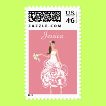 Personalized Bride stamps by wedding_tshirts Personalized Bride stamps