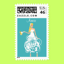 Personalized Bride stamps by wedding_tshirts Personalized Bride stamps