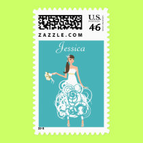 Personalized Bride stamps by wedding_tshirts Personalized Bride stamps