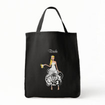 Personalized Bride totebag by wedding_tshirts Personalized Bride totebag