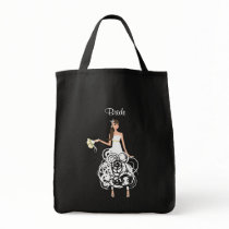 Personalized Bride totebag by wedding_tshirts Personalized Bride totebag