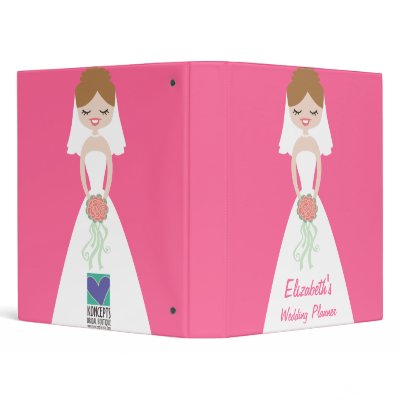 Personalized Bride Wedding Planner Binders
