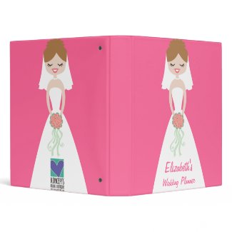 Personalized Bride Wedding Planner binder
