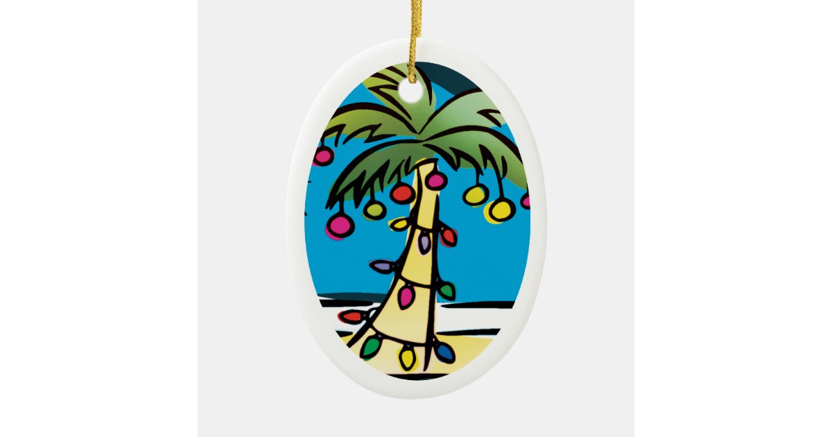 personalized bright palm tree christmas ornament zazzle personalized bright palm tree christmas ornament zazzle