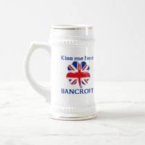 Personalized British Kiss Me I'm Bancroft mugs by KissMeTshirts Personalized British Kiss Me I'm Bancroft mugs