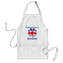 Personalized British Kiss Me I'm Bower aprons
